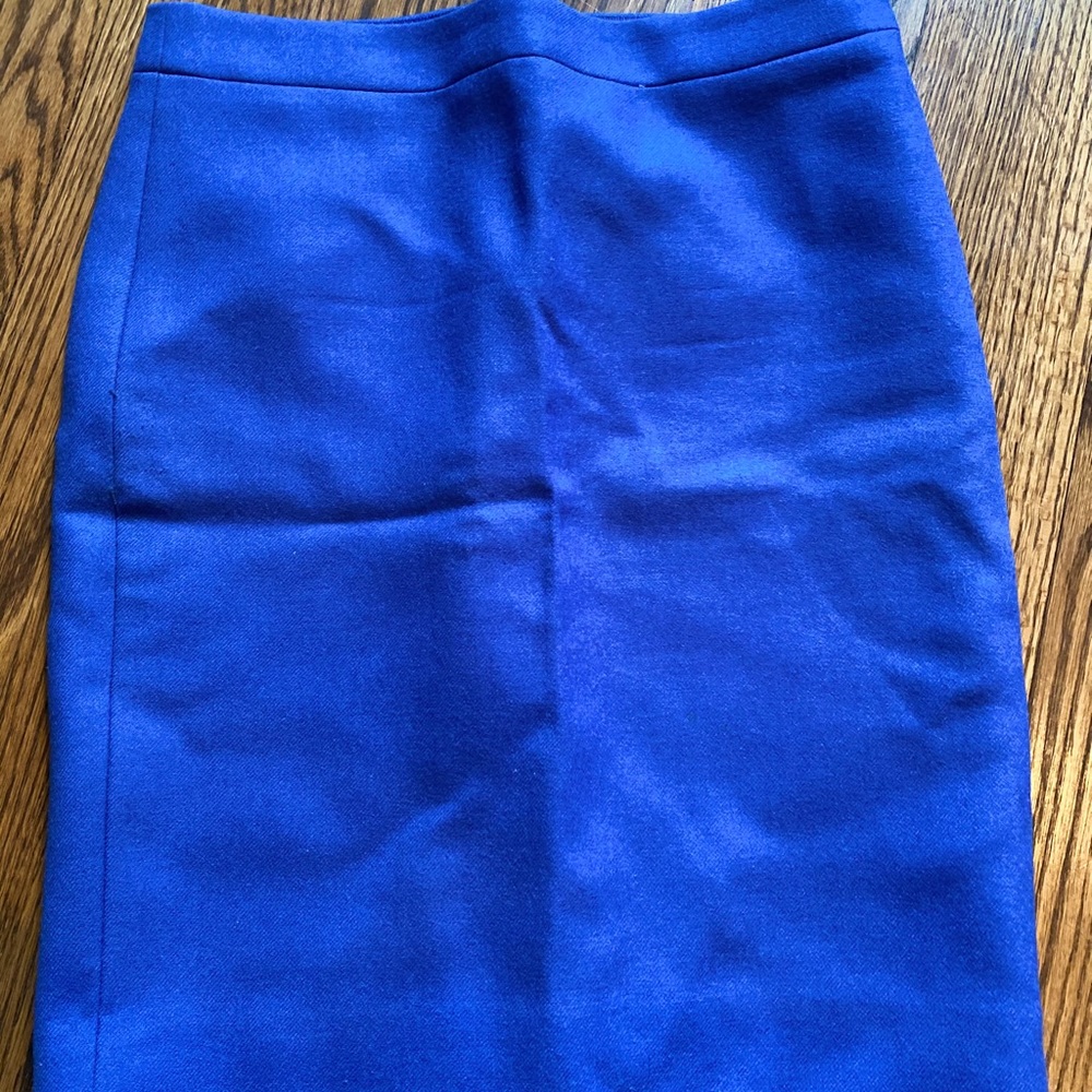 No. 2 Blue Pencil Skirt